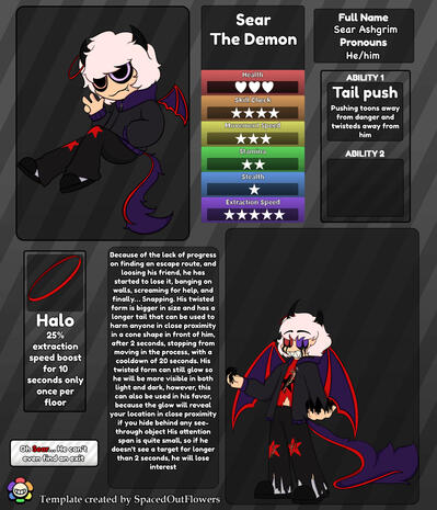 Sear Ref Sheet (for Ares)